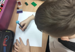 Dzień Górnika - obchody Barbórki w świetlicy szkolnej_prace plastyczne świetliczaków.