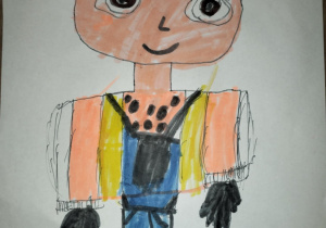 Dzień Górnika - obchody Barbórki w świetlicy szkolnej_prace plastyczne świetliczaków.