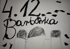 Dzień Górnika - obchody Barbórki w świetlicy szkolnej_prace plastyczne świetliczaków.