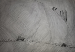 Dzień Górnika - obchody Barbórki w świetlicy szkolnej_prace plastyczne świetliczaków.