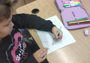 Dzień Górnika - obchody Barbórki w świetlicy szkolnej_prace plastyczne świetliczaków.