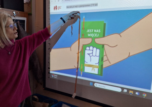 „Sieciaki.pl – hejt i cyberprzemoc” – edukacyjna lekcja online w klasie 1a.