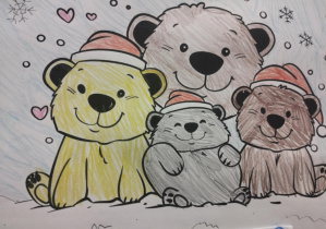 Kreatywne prace o tematyce świątecznej.