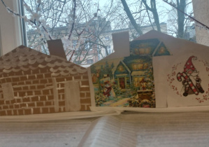 Kreatywne prace o tematyce świątecznej_dekoracja zimowo-świąteczna.