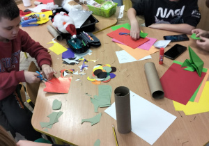 Kreatywne prace o tematyce świątecznej.