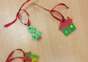 Kreatywne prace o tematyce świątecznej.