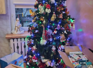 Finał akcji charytatywnej "Mikołajek Dzieciom" dla dzieci z Domu Dziecka.