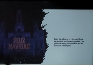 "Przygotowania do Świąt"_fragment prezentacji w wykonaniu uczniów klasy 7b.