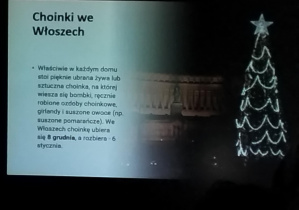 "Przygotowania do Świąt"_fragment prezentacji w wykonaniu uczniów klasy 7b.