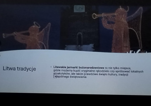 "Przygotowania do Świąt"_fragment prezentacji w wykonaniu uczniów klasy 7b.