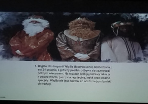 "Przygotowania do Świąt"_fragment prezentacji w wykonaniu uczniów klasy 7b.