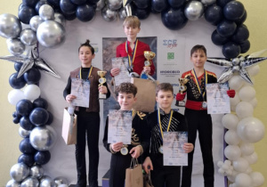 Zawody łyżwiarskie Opolska Łyżwa_Oliwier Gąsior (III -ce).