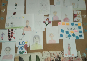 Dzień Babci i Dziadka w świetlicy szkolnej_portret babci/dziadka_twórcza prace świetliczaków.