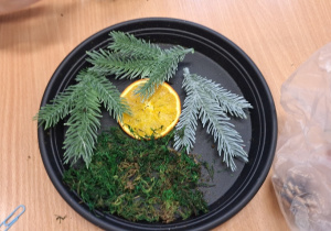 Zimowe witraże i sztuka land art_twórcza praca ucznia klasy 1a.