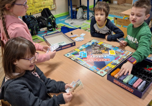 Dzień Gier Planszowych w klasie 1a.