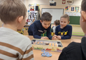 Dzień Gier Planszowych w klasie 1a.