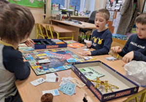 Dzień Gier Planszowych w klasie 1a.