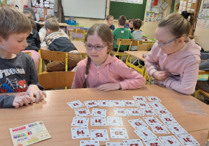 Dzień Gier Planszowych w klasie 1a.