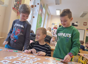 Dzień Gier Planszowych w klasie 1a.