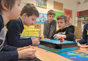 Dzień Gier Planszowych w klasie 1a.