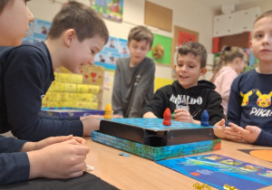Dzień Gier Planszowych w klasie 1a.