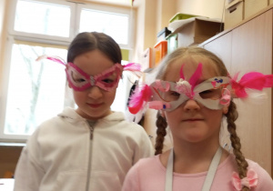 Maski karnawałowe_podsumowanie karnawału_praca świetliczaków.