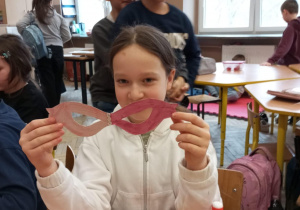 Maski karnawałowe_podsumowanie karnawału_praca świetliczaków.