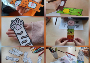 "Ciekawostki moli książkowych"_klasa 1a z wizytą w Wojewódzkiej Bibliotece Publicznej_karty pracy oraz zakładki.