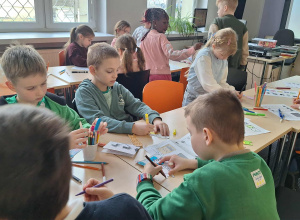 "Ciekawostki moli książkowych"_klasa 1a z wizytą w Wojewódzkiej Bibliotece Publicznej.