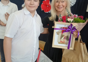 "Mały obywatel - duża sprawa"_podsumowanie projektu_podziękowania dla sędzi Anny Marii Wesołowskiej.