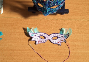 "Maska Karnawałowa"_zwycięskie prace wśród kategorii klas drugich.