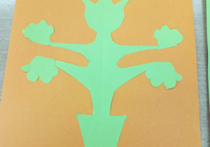 Świetliczaki na tropie legend_wycinanka z elementami folkloru.