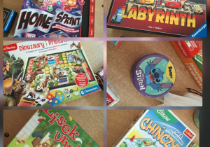 Dzień Gier Planszowych (II tura), czyli projektowo w klasie 1a_opakowania gier.
