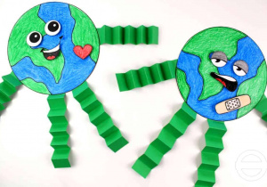 „Ziemia – błękitna planeta”_zajęcia tematyczne w świetlicy szkolnej_przykładowe prace plastyczne.