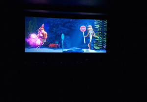 Klasa 1a z wizytą w Kinie Charlie_fragment seansu "Pan Ryba".