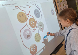 "U-ważne 5 minut!", czyli innowacyjnie w klasie 1a_karta pracy "Nazywam emocje".