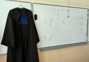 Zajęcia z Radcą Prawnym i symulacja rozprawy sądowej_strój Radcy Prawnego.