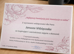 Bankowe nowinki_spotkanie z ekonomistą w klasach ósmych.