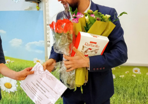 Podziękowanie dla dr ekonomii p. Janusza Wdzięczaka.