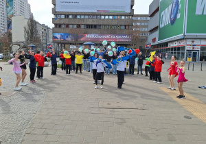 DOZ Maraton Łódź i szkolny sektor kibicowania_układ taneczny.