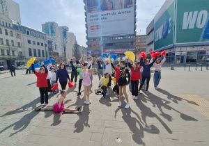 DOZ Maraton Łódź i szkolny sektor kibicowania_układ taneczny.