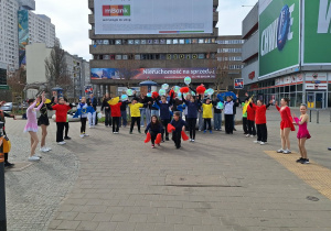 DOZ Maraton Łódź i szkolny sektor kibicowania_układ taneczny.