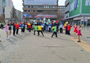 DOZ Maraton Łódź i szkolny sektor kibicowania_układ taneczny.