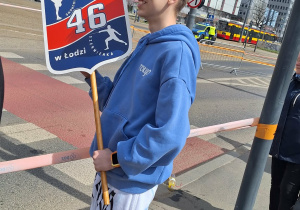 DOZ Maraton Łódź i szkolny sektor kibicowania.