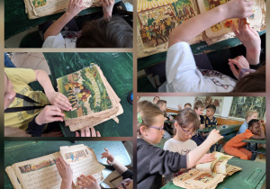 Sentymentalna podróż w czasie_klasa 1a w Muzeum Oświaty Ziemi Łódzkiej_elementarz.