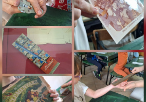 Sentymentalna podróż w czasie_klasa 1a w Muzeum Oświaty Ziemi Łódzkiej_czytamy fragmenty elementarza.