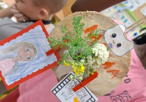 Dzień Matki w klasie 1a_twórczo i projektowo_efekt końcowy upominku dla mamy.
