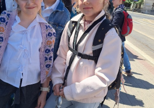 Klasa 1a w drodze do Teatru Wielkiego.