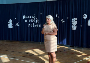 Uroczyste rozpoczęcie roku szkolnego 2026/2027_wystąpienie Pani Dyrektor, Moniki Siedmiogrodzkiej.