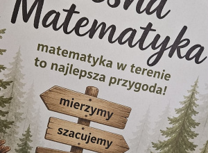Klasa 3b i projekt "Leśna matematyka".